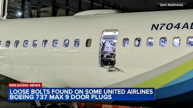 United Airlines phát hiện nhiều máy bay Boeing 737 MAX 9 bị lỏng ốc vít