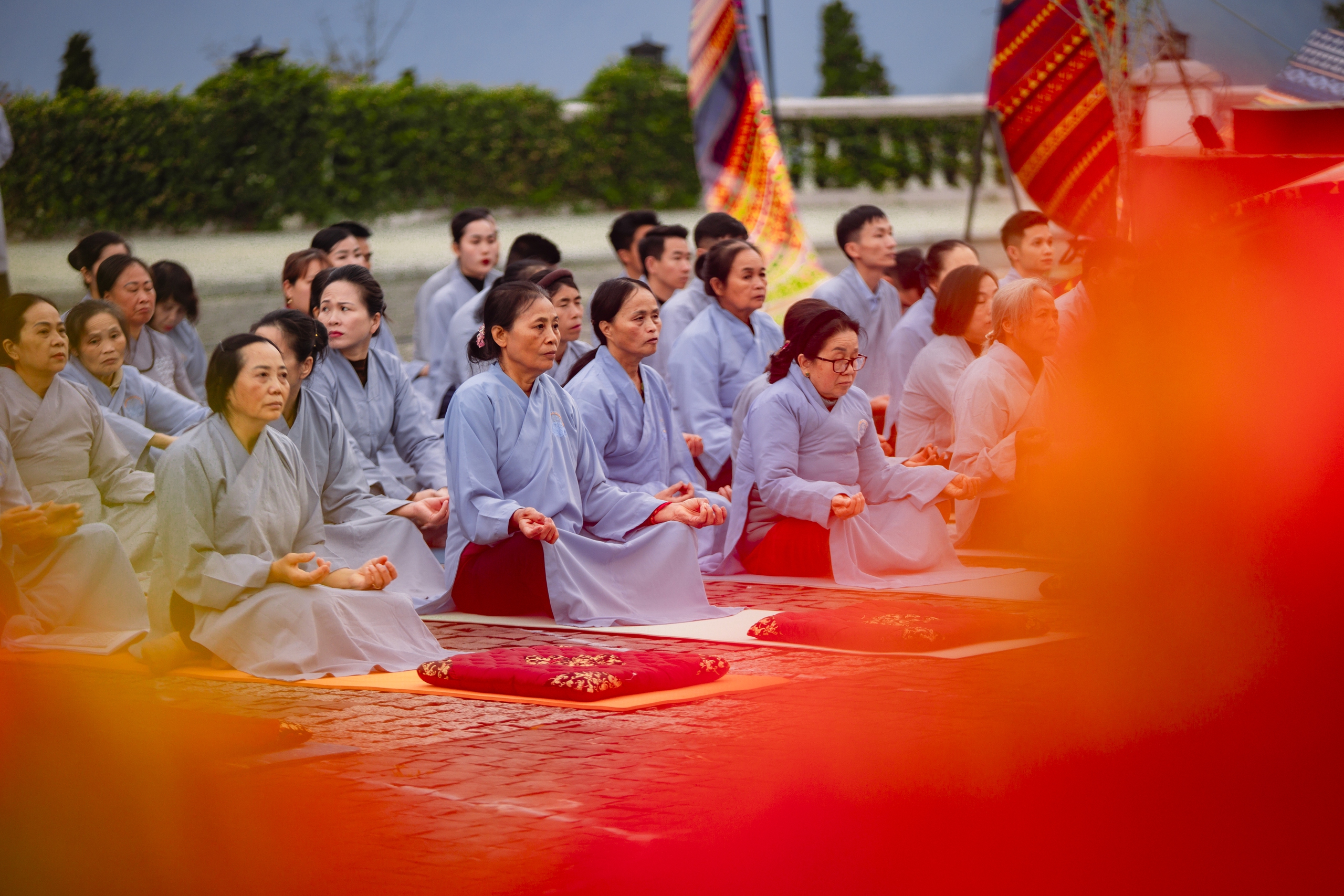 Lễ Vía Quán Thế Âm Bồ Tát đản sinh đầu tiên trên đỉnh thiêng Fansipan- Ảnh 2.