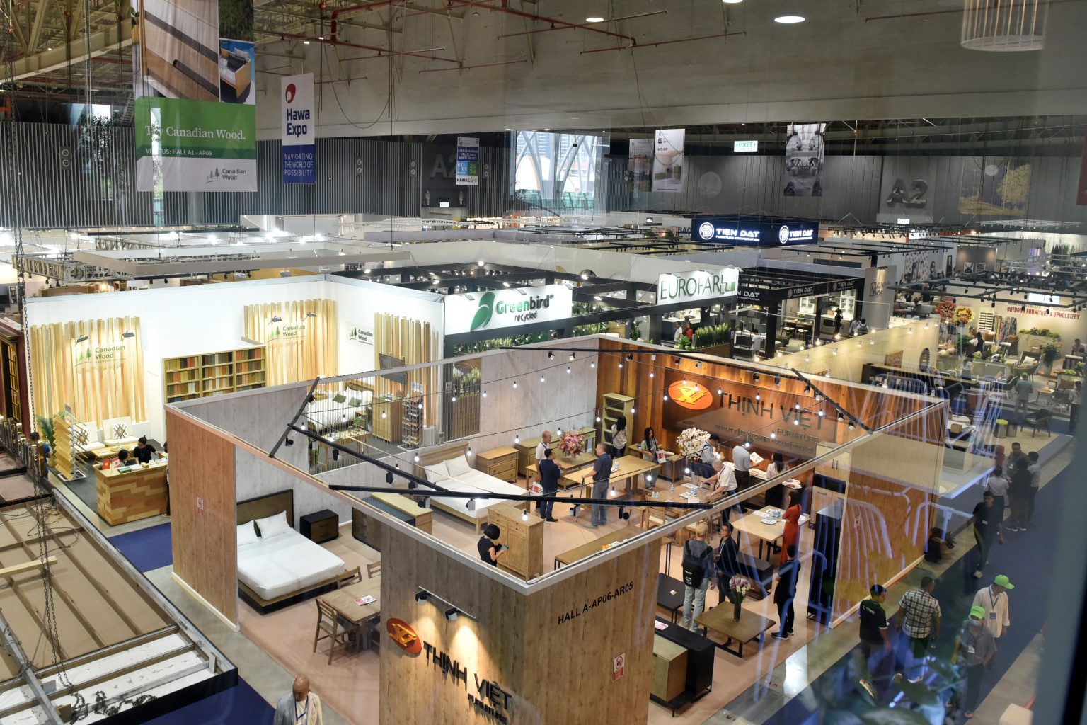 Hội chợ xuất khẩu đồ gỗ & Nội thất (HawaExpo 2024) diễn ra tại TP Hồ Chí Minh hồi đầu tháng 3/2024. 