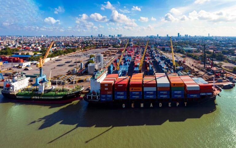 Lượng hàng hoá thông qua cảng của Hải Phòng trong quý I năm 2024 đạt 35,7 triệu tấn