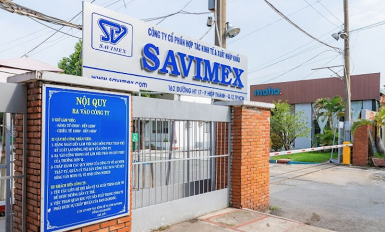 Địa chỉ công ty Savimex tại quận 12, TP.HCM.
